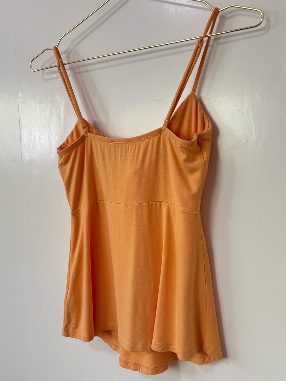 Dynamite| Orange Twist-Front Warm Weather Knit Cami Tank Top Sz S - Picture 5 of 6